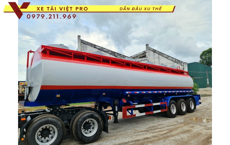 Báo giá sơ mi rơ mooc téc xăng dầu 3 trục mới nhất hiện nay