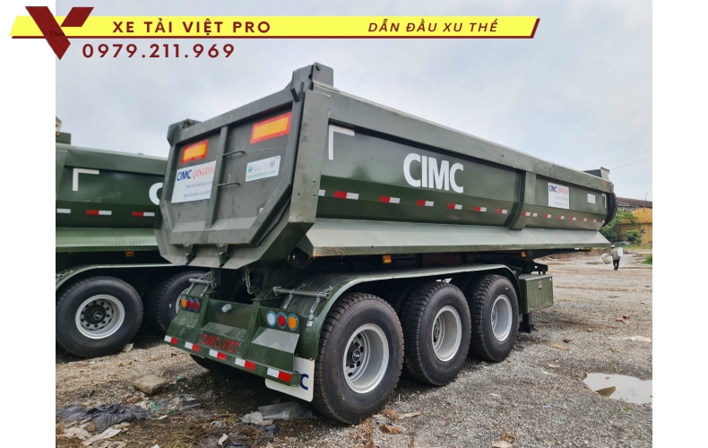 Báo giá sơ mi rơ mooc ben CIMC mới nhất năm 2024