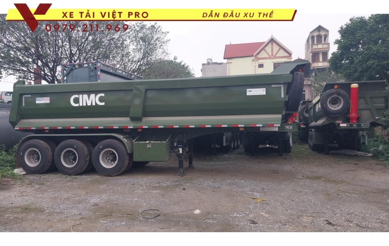 Báo giá sơ mi rơ mooc ben CIMC mới nhất năm 2024