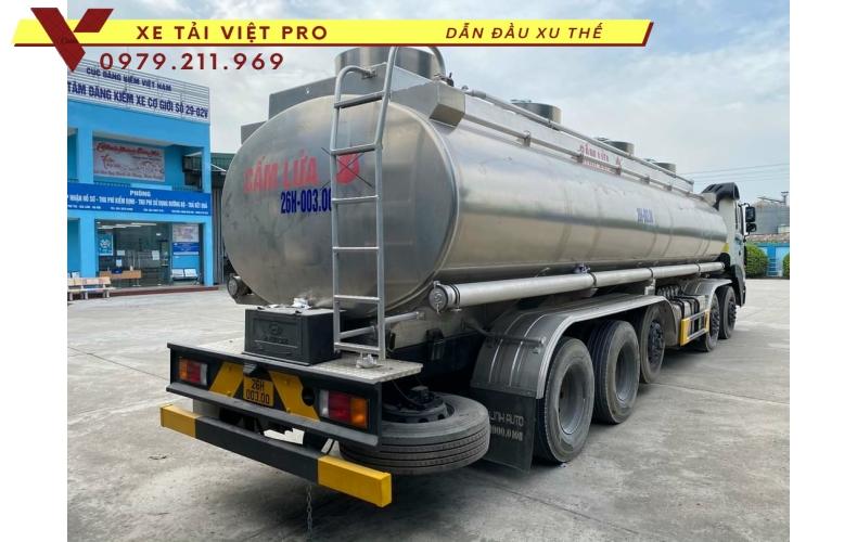 Báo giá sơ mi rơ mooc xi téc chở LPG 52 khối nhãn hiệu Dali