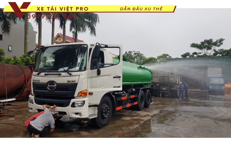 Thông số kỹ thuật và báo giá xe Hino FL téc nước 14 khối