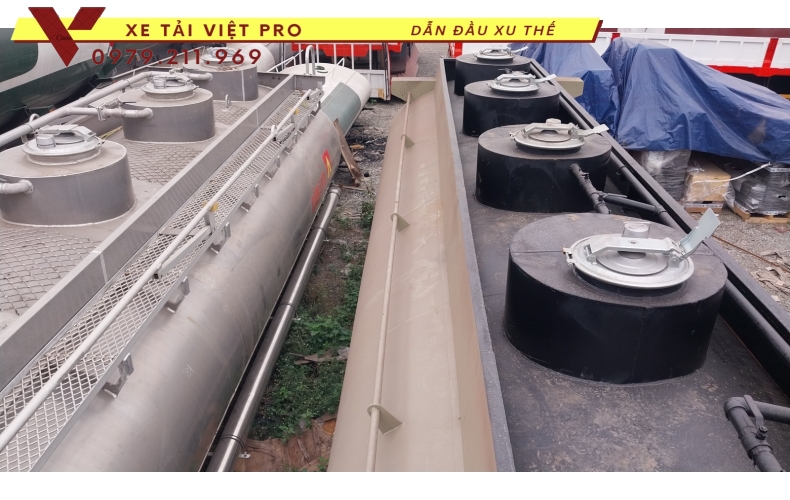 Mooc chở xăng dầu 40 khối