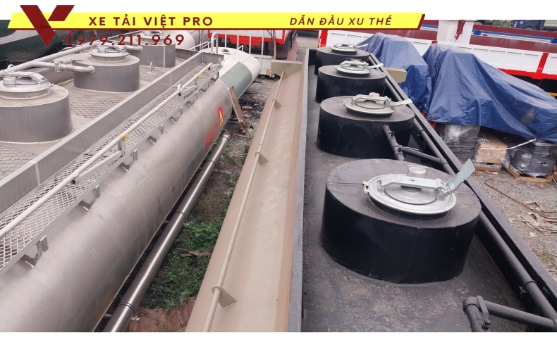 Mooc chở xăng dầu 40 khối