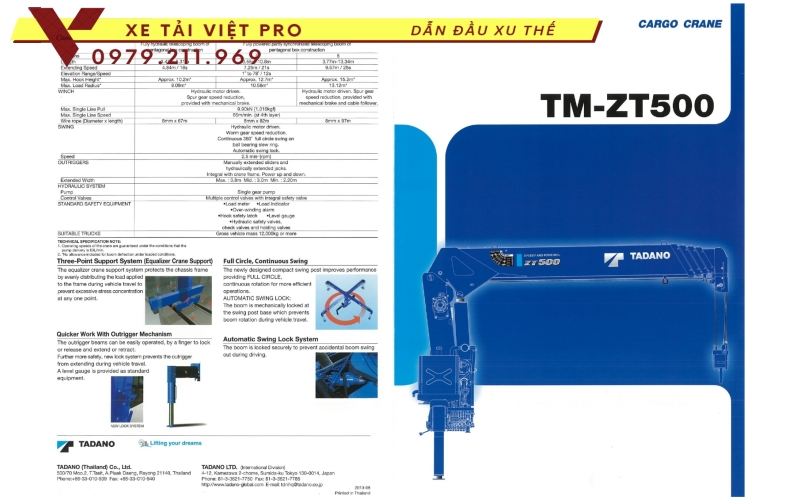 Auman C240 gắn cẩu Tadano 5 tấn đánh giá xe