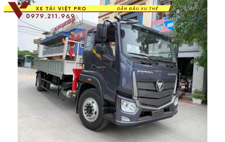 Xe Auman gắn cẩu Unic 3 tấn Đáp án tối ưu cho nhu cầu vận chuyển và nâng hạ