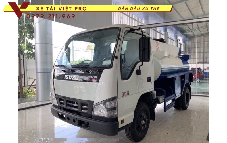 BÁO GIÁ XE ISUZU TÉC CHỞ DẦU 3 KHỐI MỚI NHẤT