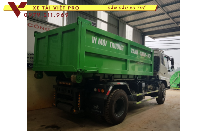 Dongfeng Xe chở rác thùng rời 12 khối