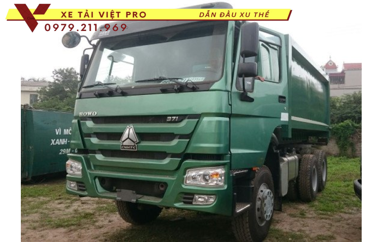 Howo chở rác thùng rời 20 khối