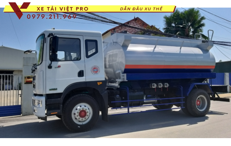Xe Dongfeng téc chở xăng dầu 12 khối