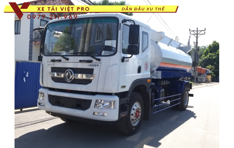 Xe Dongfeng téc chở xăng dầu 12 khối