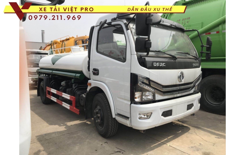 Giá xe Dongfeng D7 téc nước 6 khối nhập khẩu mới nhất