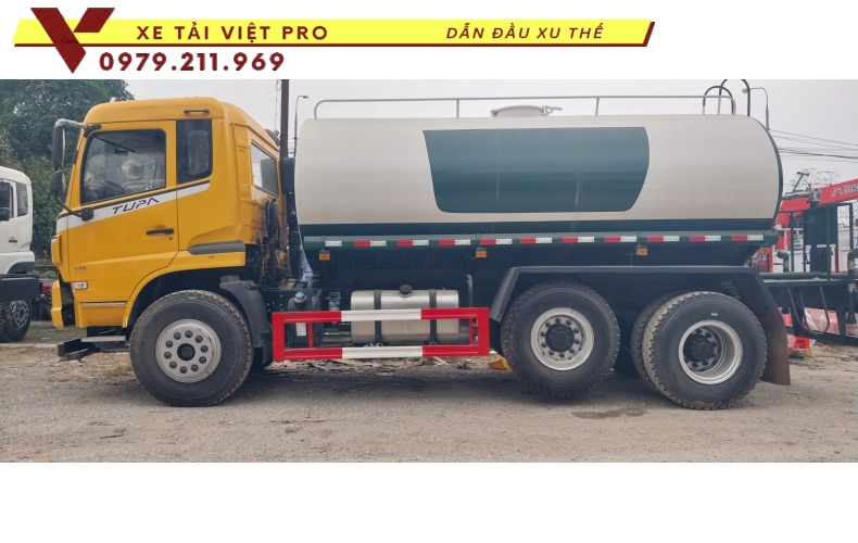 Đánh giá ưu nhược điểm của xe Dongfeng téc nước 13 khối