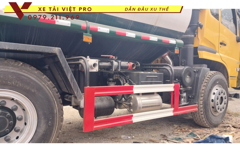 Đánh giá ưu nhược điểm của xe Dongfeng téc nước 13 khối