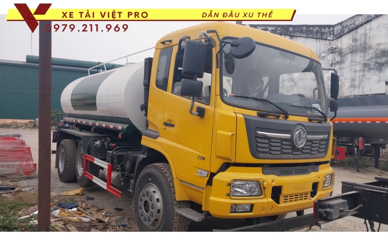 Đánh giá ưu nhược điểm của xe Dongfeng téc nước 13 khối