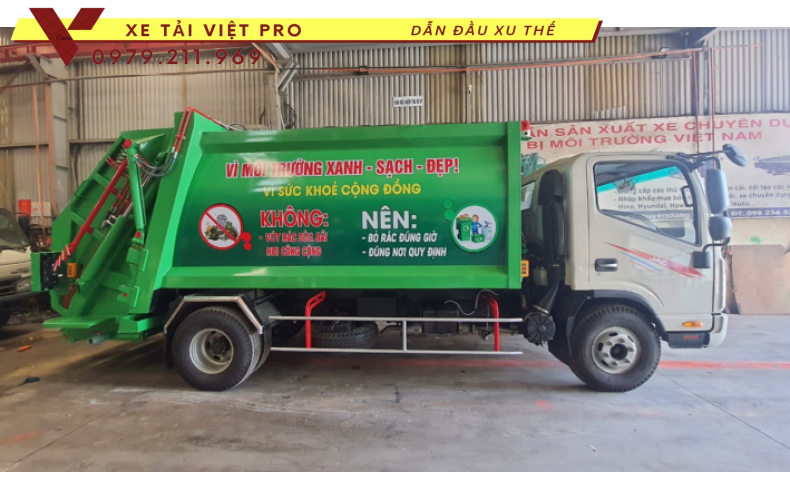 Xe JAC cuốn ép rác 10 khối mới nhất