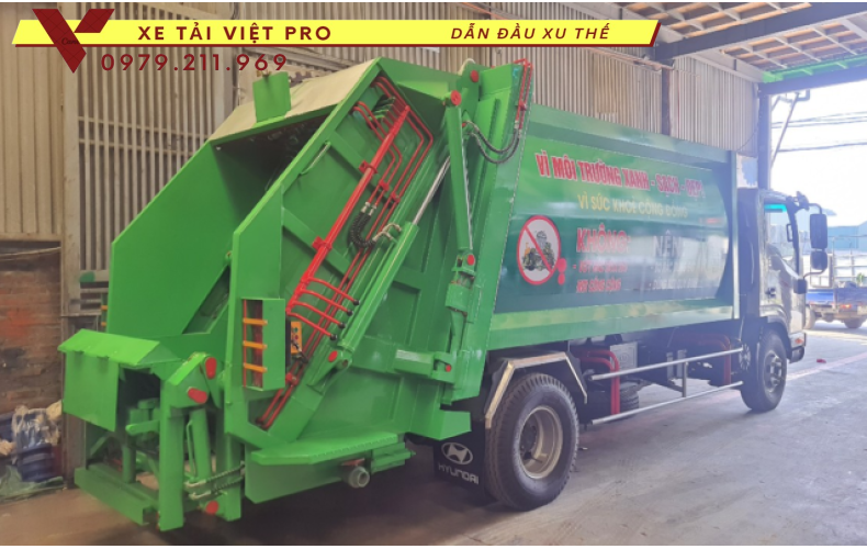 Xe JAC cuốn ép rác 10 khối mới nhất