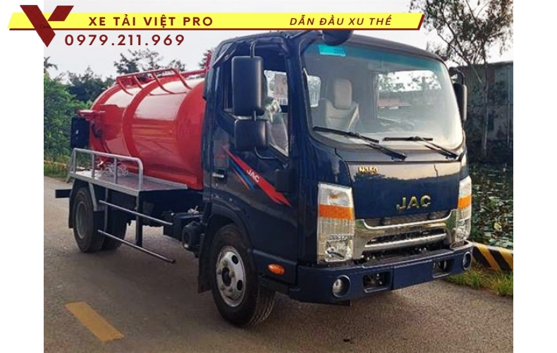 Xe hút chất thải 3 khối JAC
