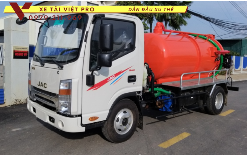 Xe hút chất thải 3 khối JAC