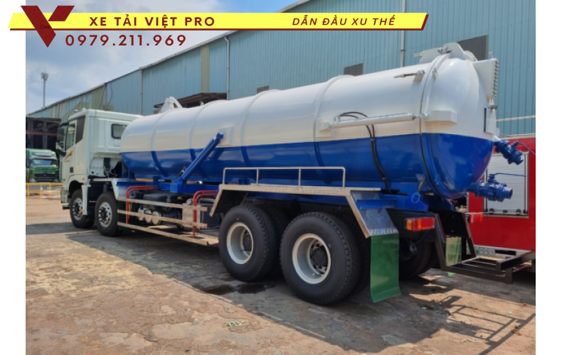 Auman Xe hút chất thải 15 khối