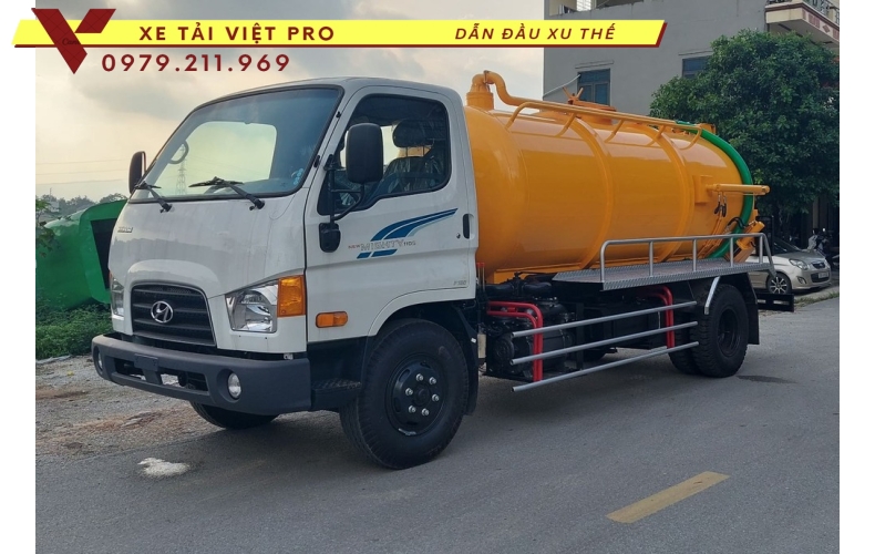 Hyundai 110 SP xe hút chất thải 6 khối