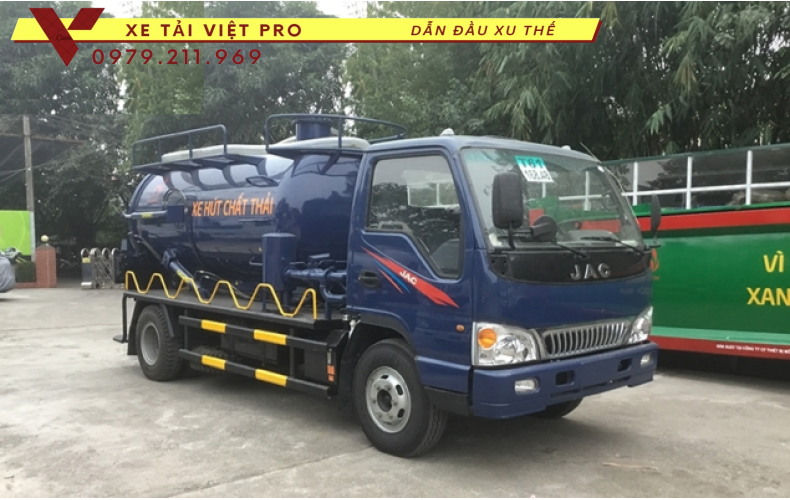 JAC xe hút chất thải 06 khối