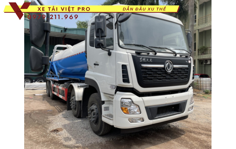 Xe Dongfeng hút chất thải 17 khối