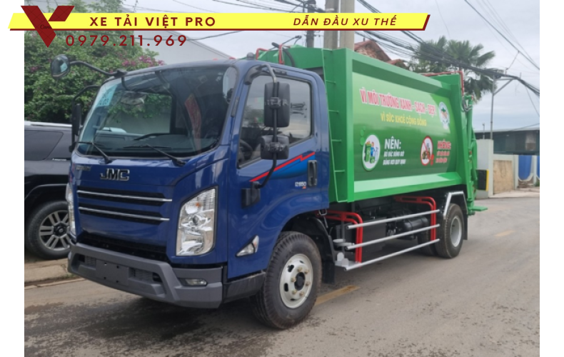 Xe tải Đô Thành IZ650 cuốn ép chở rác 10 khối giá bao nhiêu
