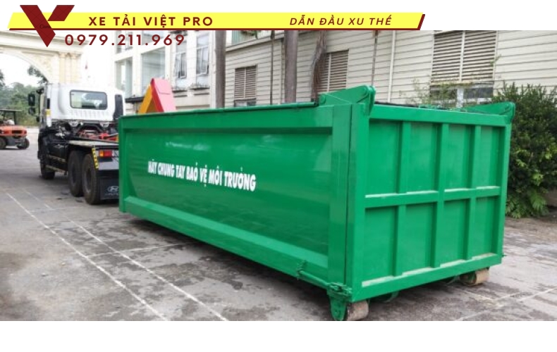 Isuzu Xe chở rác thùng rời  22 khối