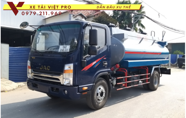 Xe Jac téc chở xăng dầu 8.2 khối - Giới thiệu sản phẩm
