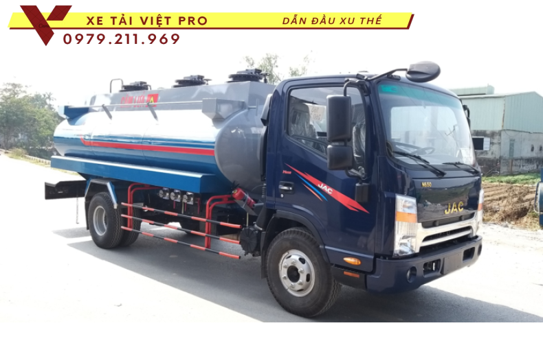 Xe Jac téc chở xăng dầu 8.2 khối - Giới thiệu sản phẩm