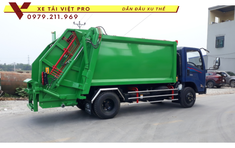Xe JMC ép chở rác 8,5m3 Mẫu xe vệ sinh môi trường thế hệ mới