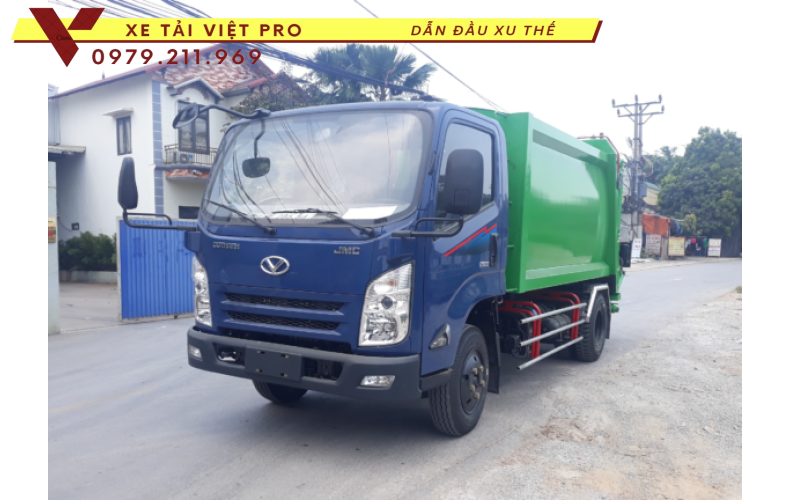 Xe JMC ép chở rác 8,5m3 Mẫu xe vệ sinh môi trường thế hệ mới