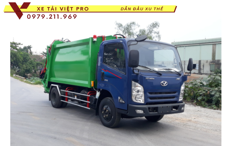 Xe JMC ép chở rác 8,5m3 Mẫu xe vệ sinh môi trường thế hệ mới