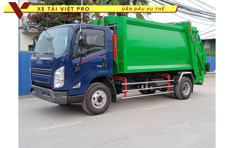 Xe JMC ép chở rác 8,5m3 Mẫu xe vệ sinh môi trường thế hệ mới