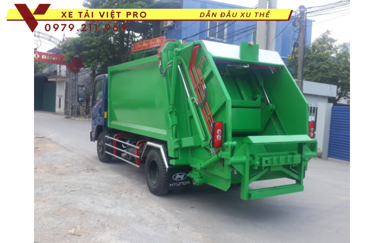 Xe JMC ép chở rác 8,5m3 Mẫu xe vệ sinh môi trường thế hệ mới