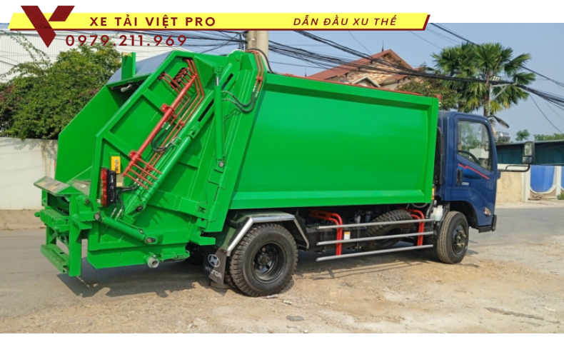 Xe JMC ép chở rác 8,5m3 Mẫu xe vệ sinh môi trường thế hệ mới