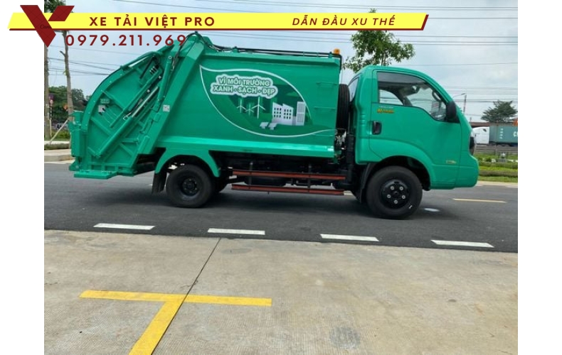 Xe Kia cuốn ép rác 05 khối Hiệu suất và độ tin cậy