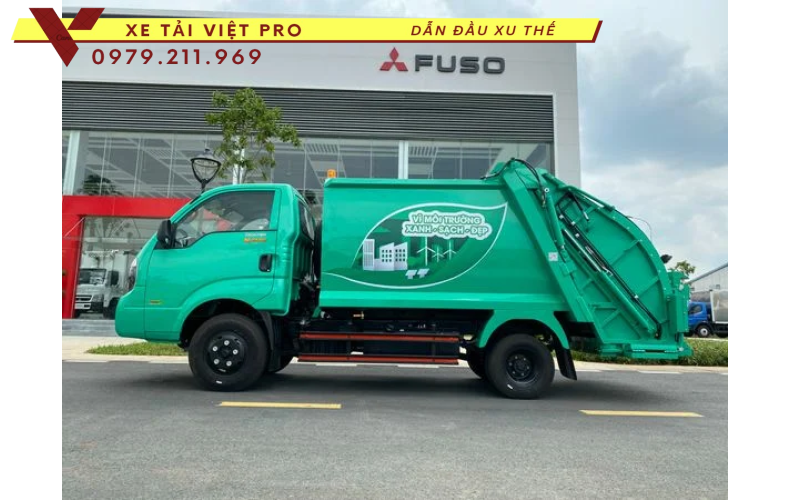 Xe Kia cuốn ép rác 05 khối Hiệu suất và độ tin cậy