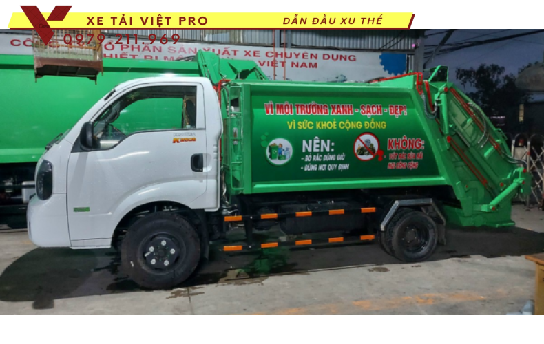 Xe Kia cuốn ép rác 05 khối Hiệu suất và độ tin cậy
