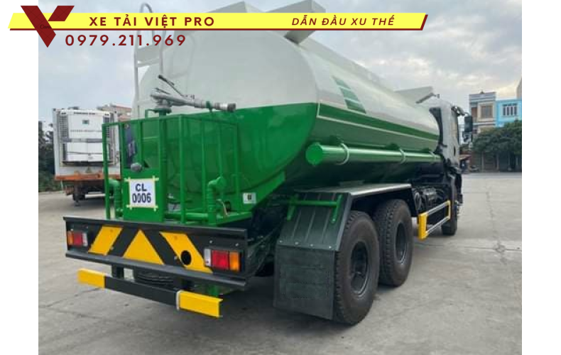 Isuzu Xe phun nước rửa đường 14 khối
