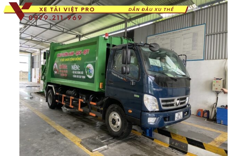 Xe Ollin S120 cuốn ép rác 11 khối