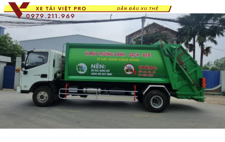 Ollin S720 xe cuốn ép rác 11 khối