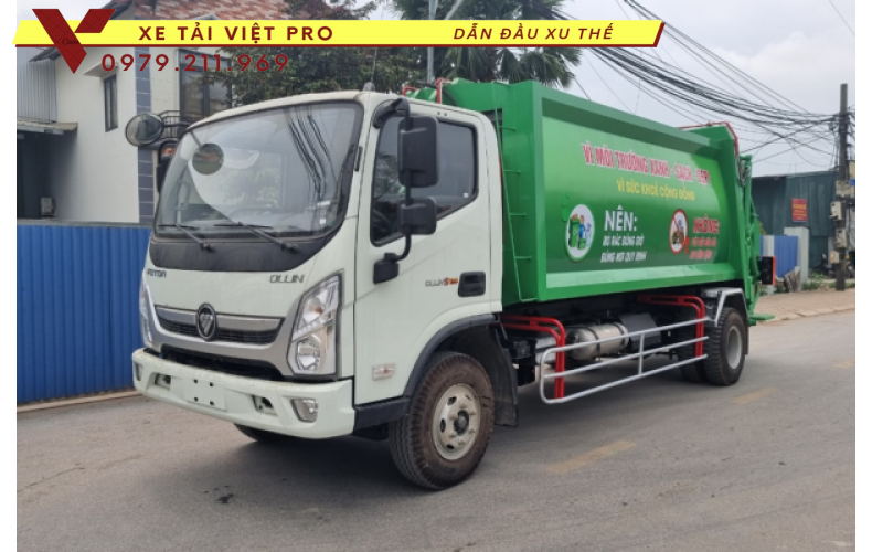 Ollin S720 xe cuốn ép rác 11 khối