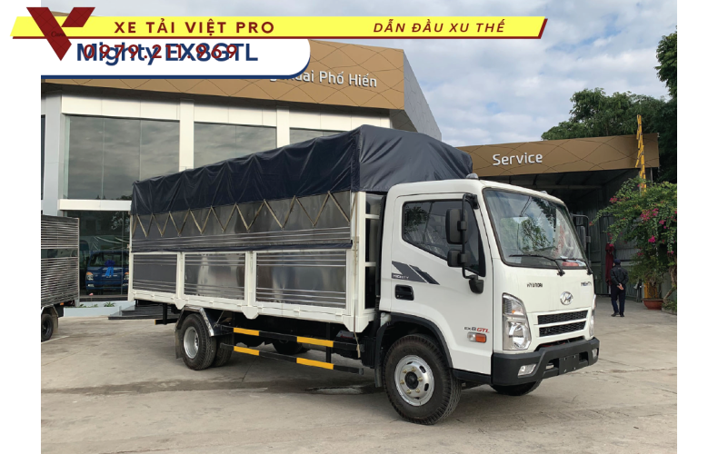 Báo giá xe Hyundai EX8 thùng mui bạt mới nhất hiện nay