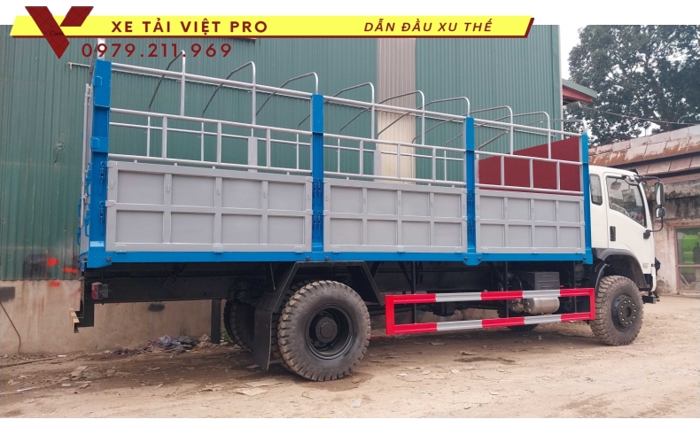 Xe Dongfeng 2 cầu 7 tấn tải thùng mui bạt - Báo giá mới nhất