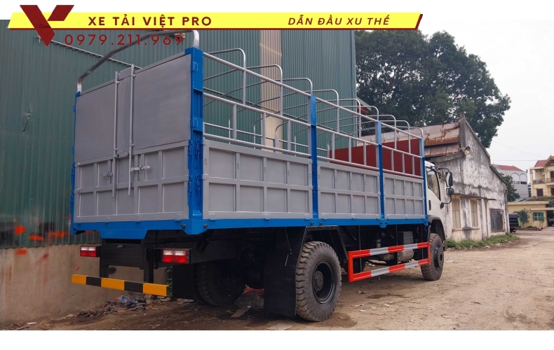 Xe Dongfeng 2 cầu 7 tấn tải thùng mui bạt - Báo giá mới nhất