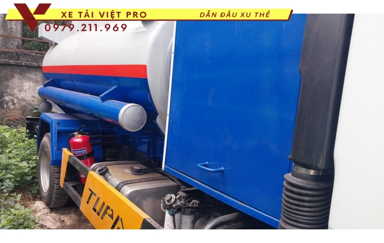 Báo giá mới nhất cho xe Thaco ollin S700 téc chở xăng dầu 6m3