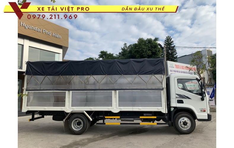 Báo giá xe Hyundai EX8 thùng mui bạt mới nhất hiện nay