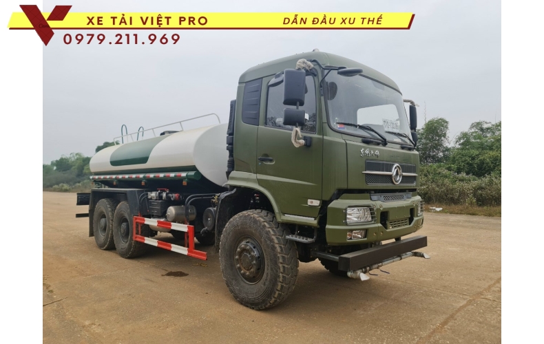 Xe Dongfeng téc nước 8 khối - thông số và giá mới nhất