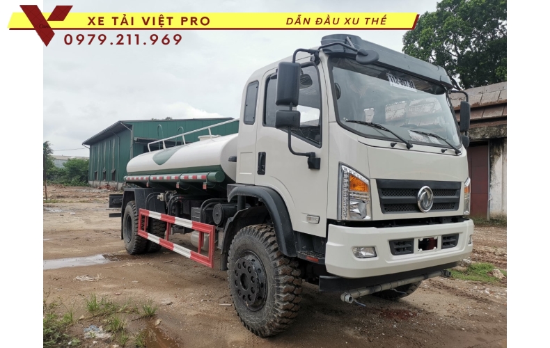 Xe Dongfeng téc nước 8 khối - thông số và giá mới nhất
